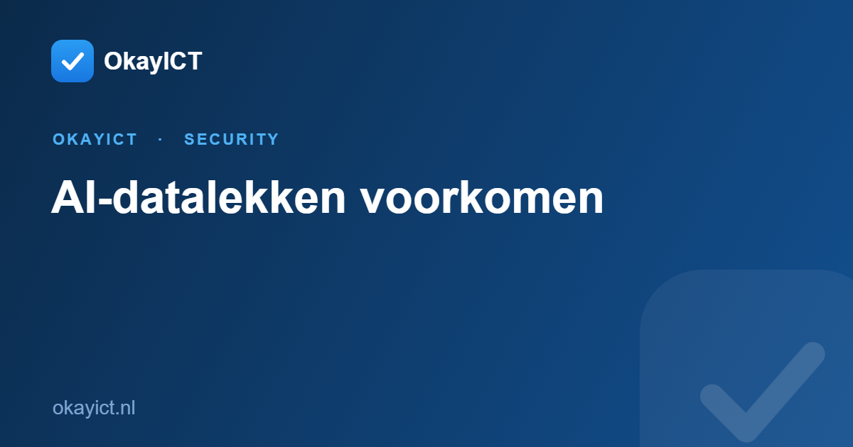 AI-datalekken voorkomen