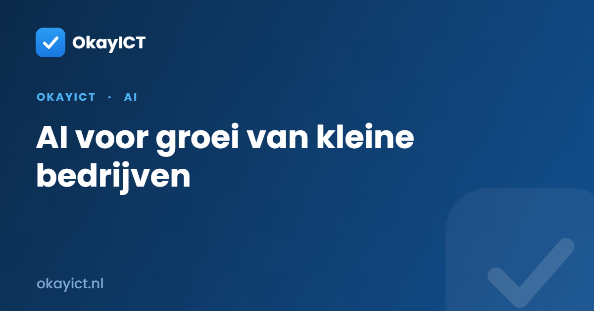 AI voor groei van kleine bedrijven