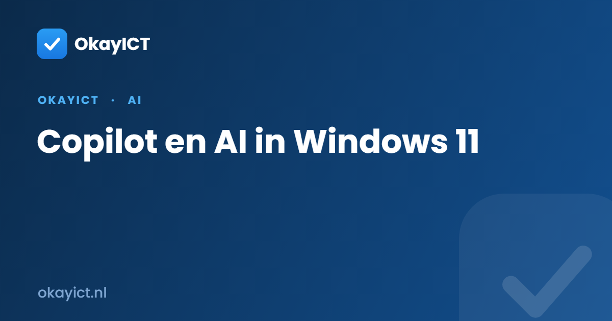 Copilot en AI in Windows 11