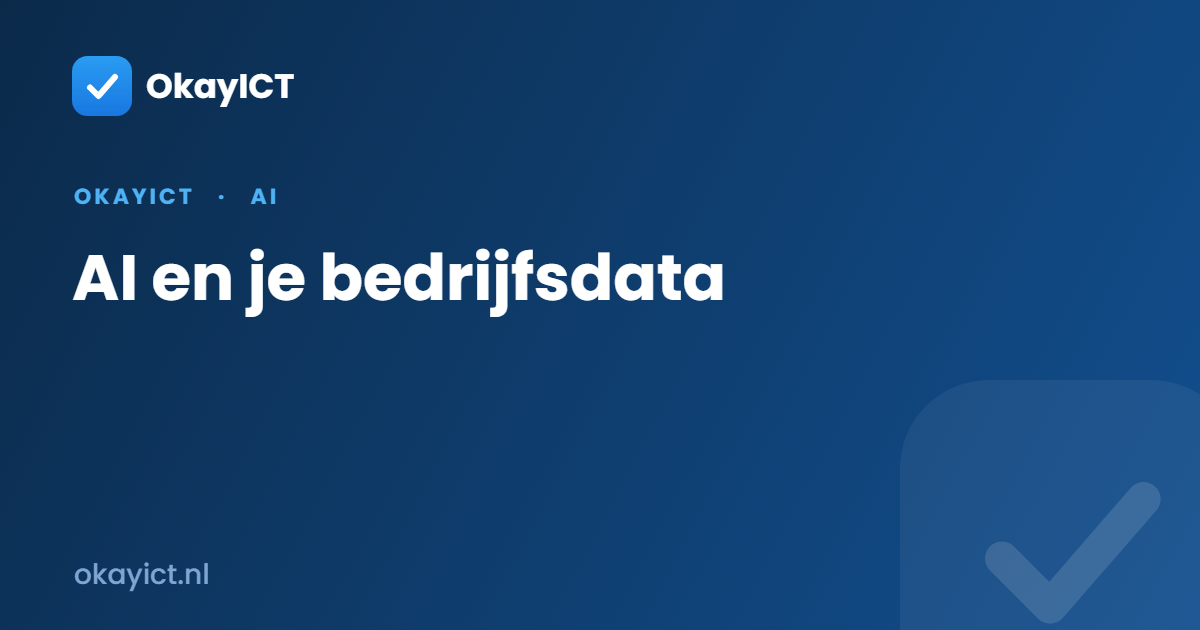 AI en je bedrijfsdata