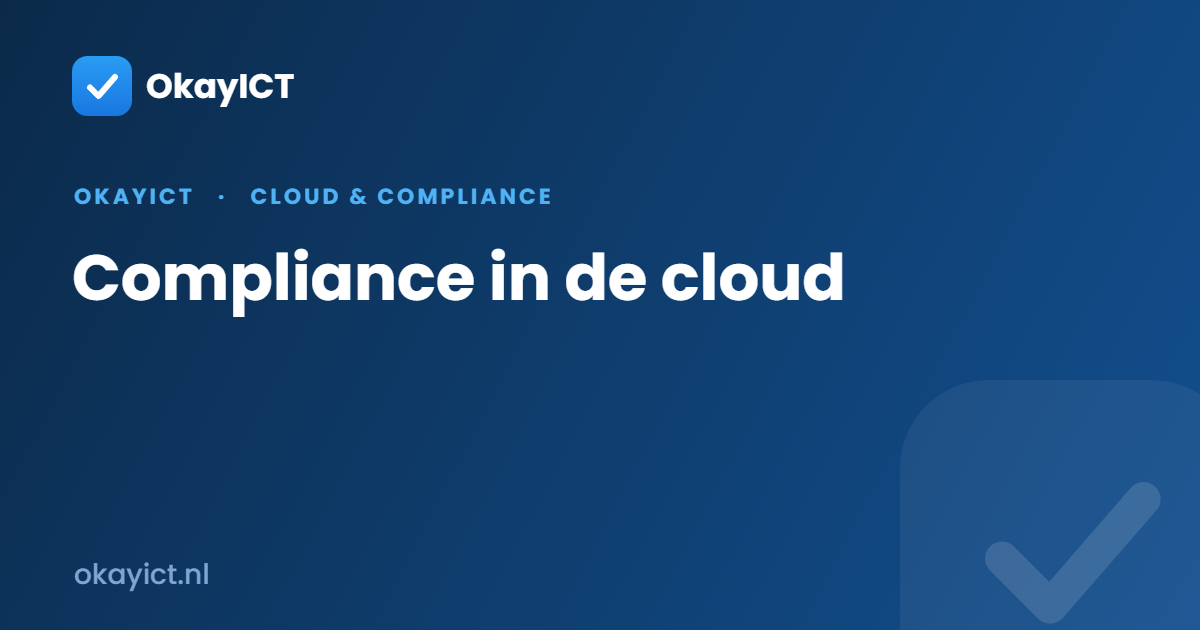 Compliance in de cloud