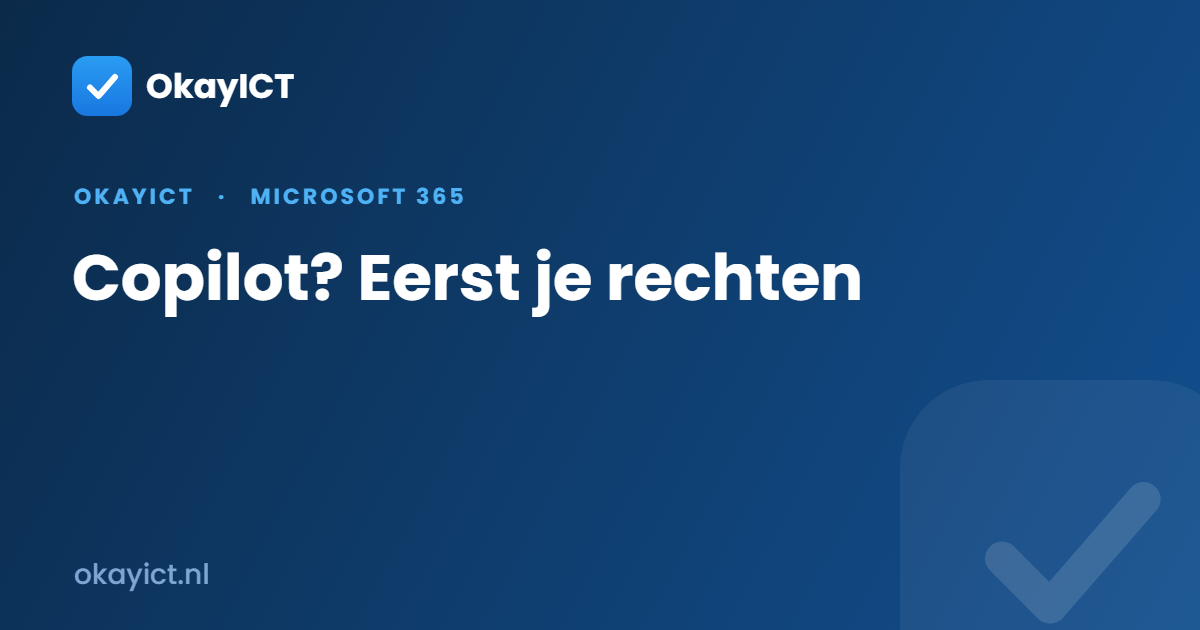 Copilot? Eerst je rechten