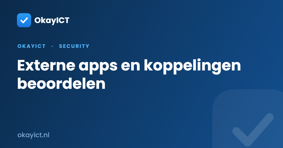 Externe apps en koppelingen beoordelen