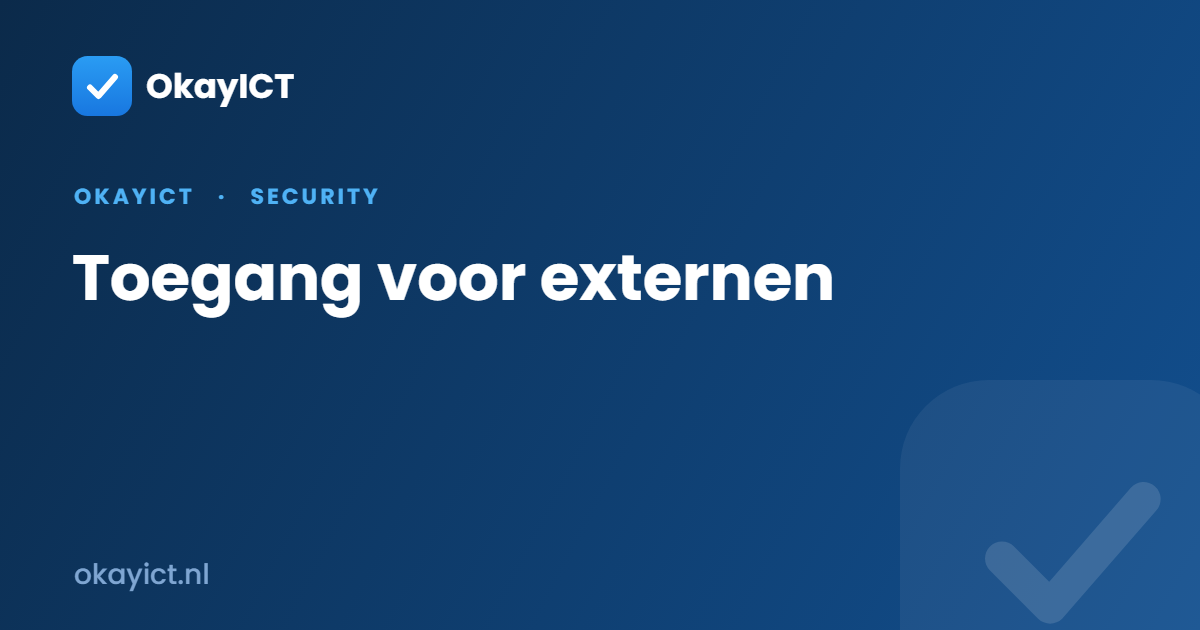 Toegang voor externen