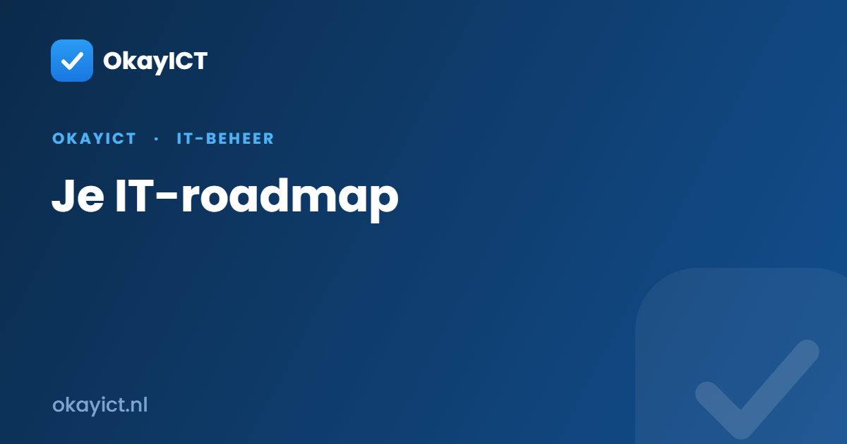 Je IT-roadmap