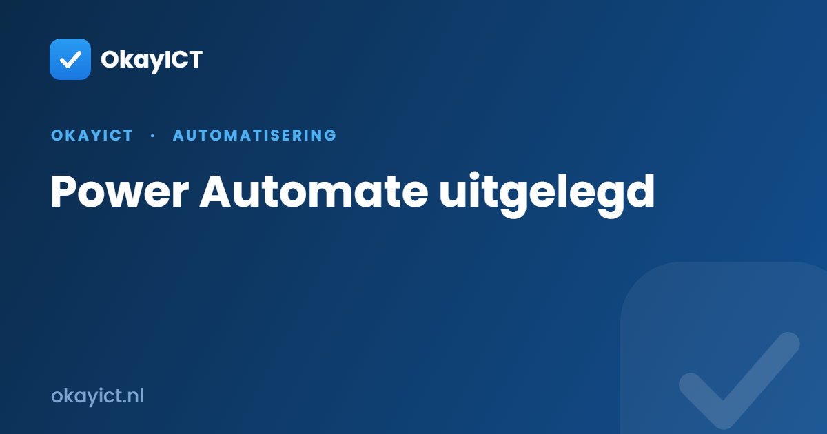 Power Automate uitgelegd